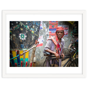 Rickshaw driver by Miro May
