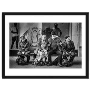 Three plus one locals at the Hat Fair by MartinP