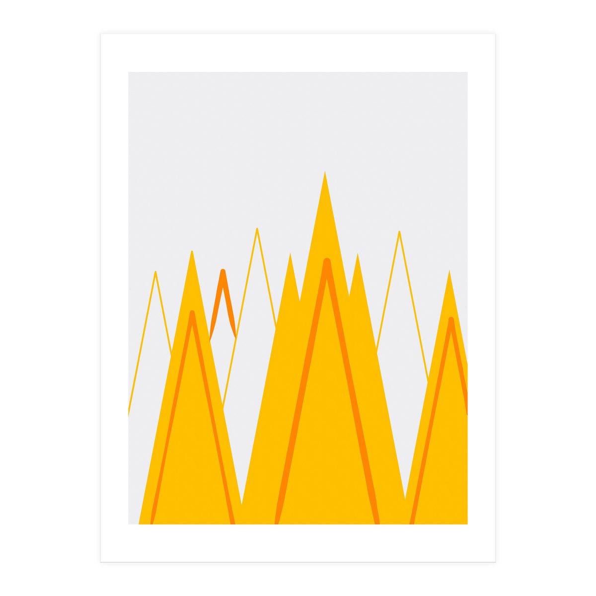 Yellow mountains (Print Only)