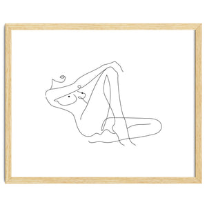 Lying woman by Doriscici