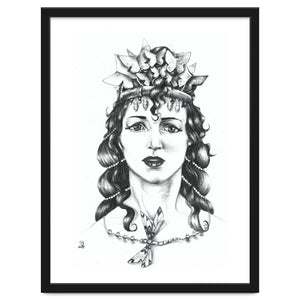 Butterfly Crowned Priestess by Celeste Groenewald