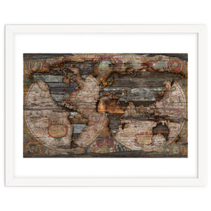 Reclaimed Map by Diego Tirigall