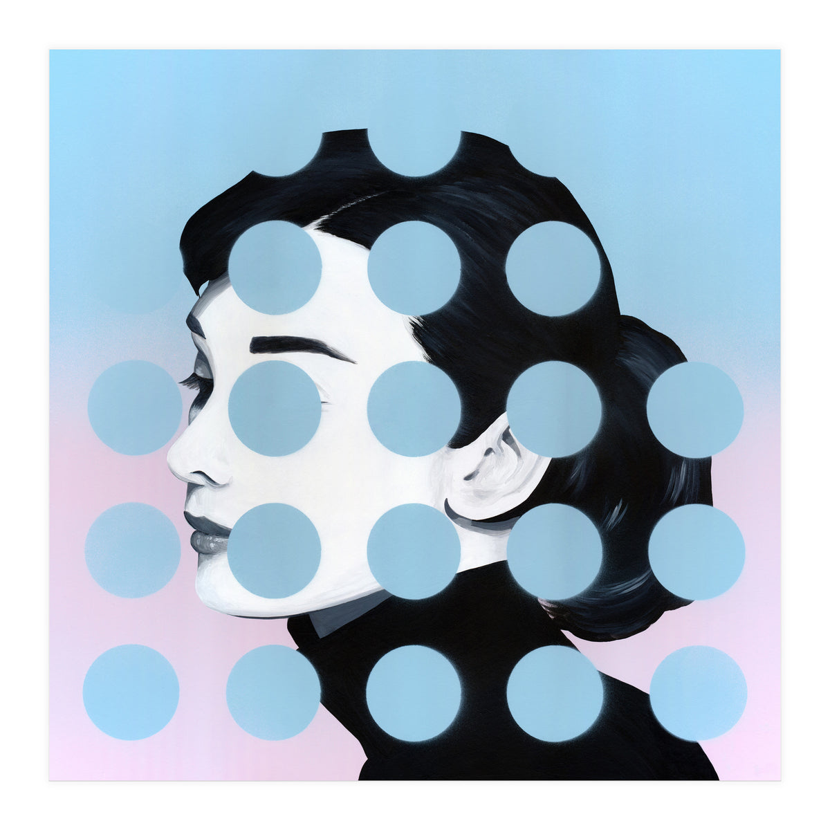 Audrey Dots (Print Only)