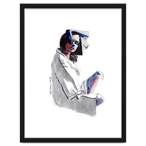 Untitled #24 - Woman in white by Marc A. Burns