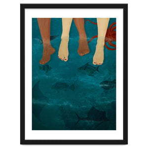 Sitting With The Fishes by Sybille Sterk