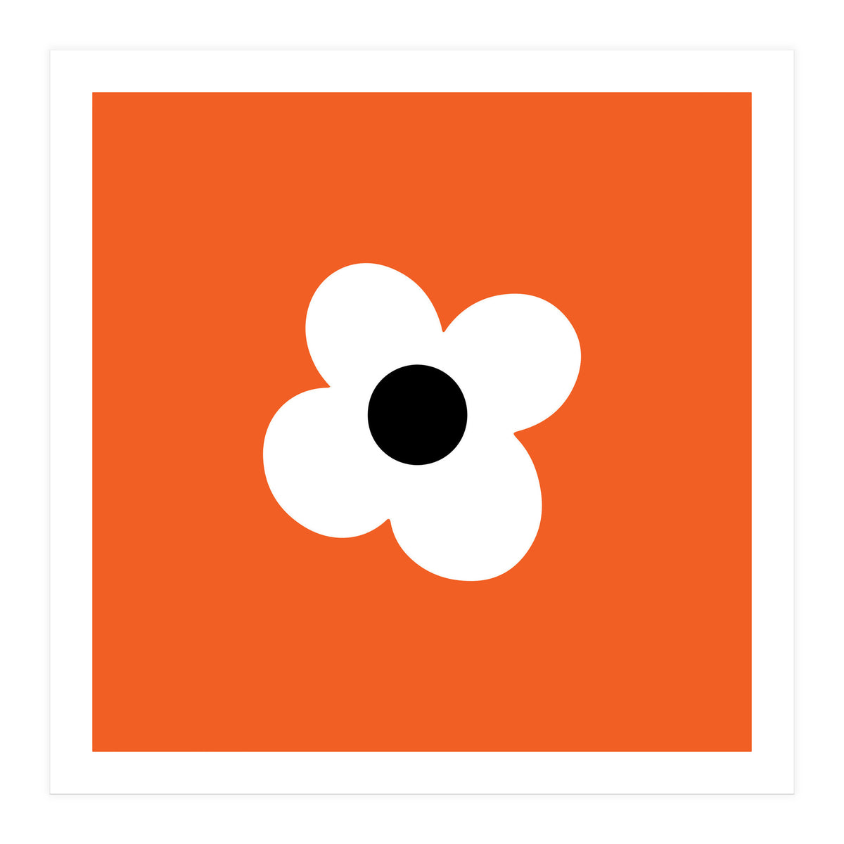 Max Folk Daisy Orange (Print Only)