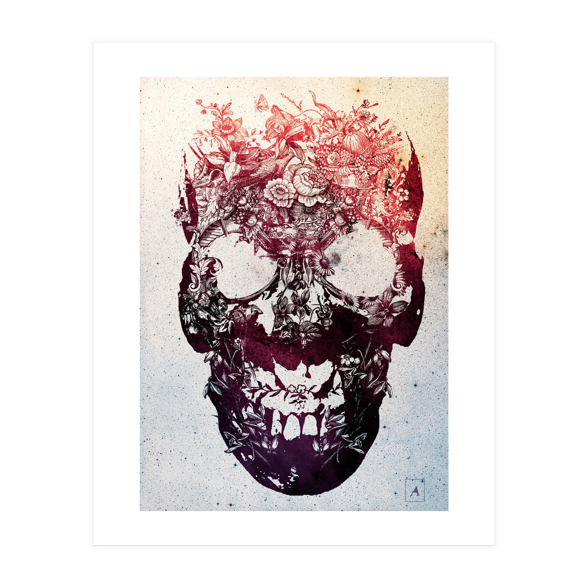 Floral Skull (Print Only)
