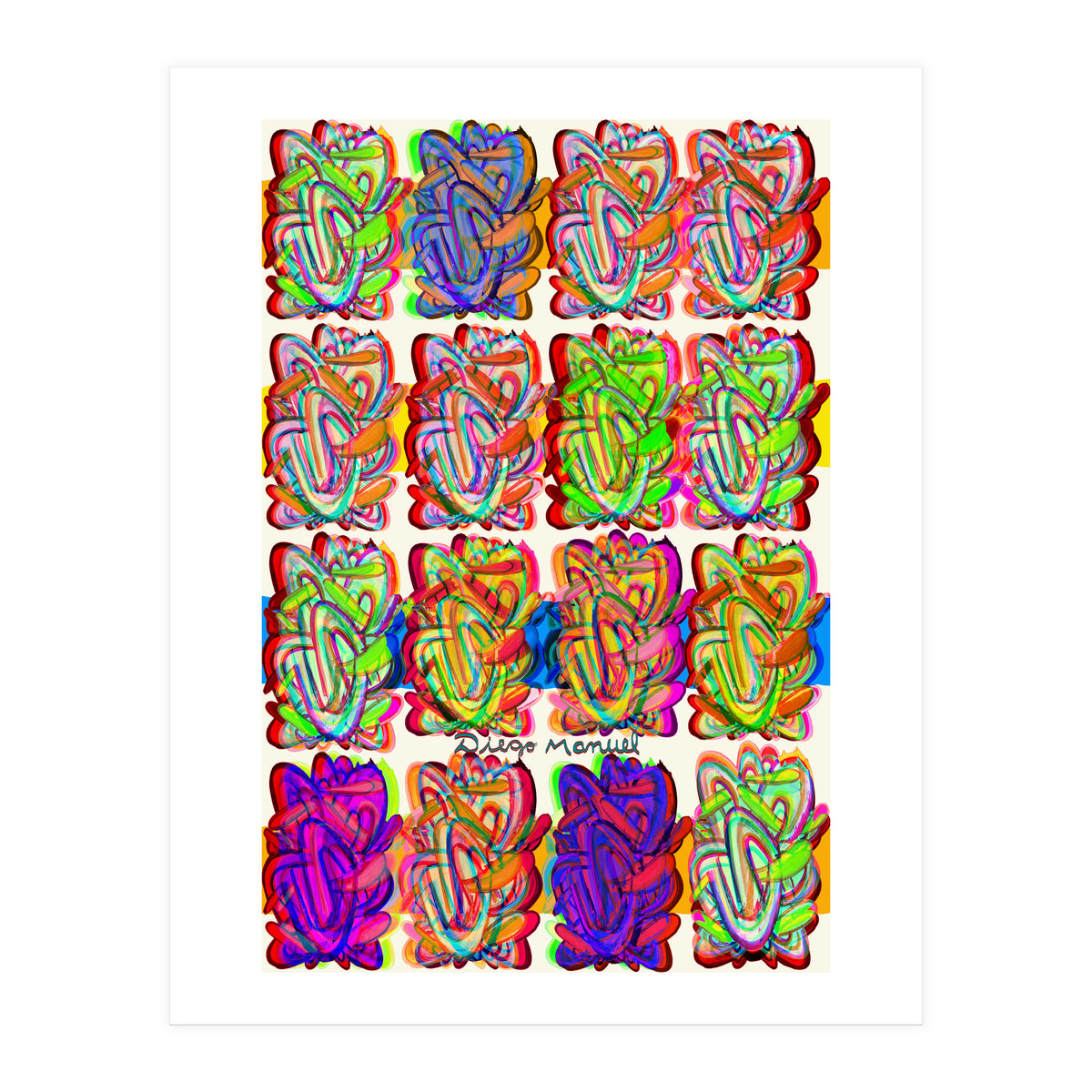Graffitis 2021 Tapiz 128 (Print Only)