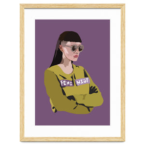 Feminist (purple) by Anna McKay