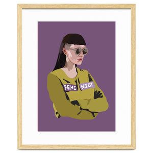 Feminist (purple) by Anna McKay