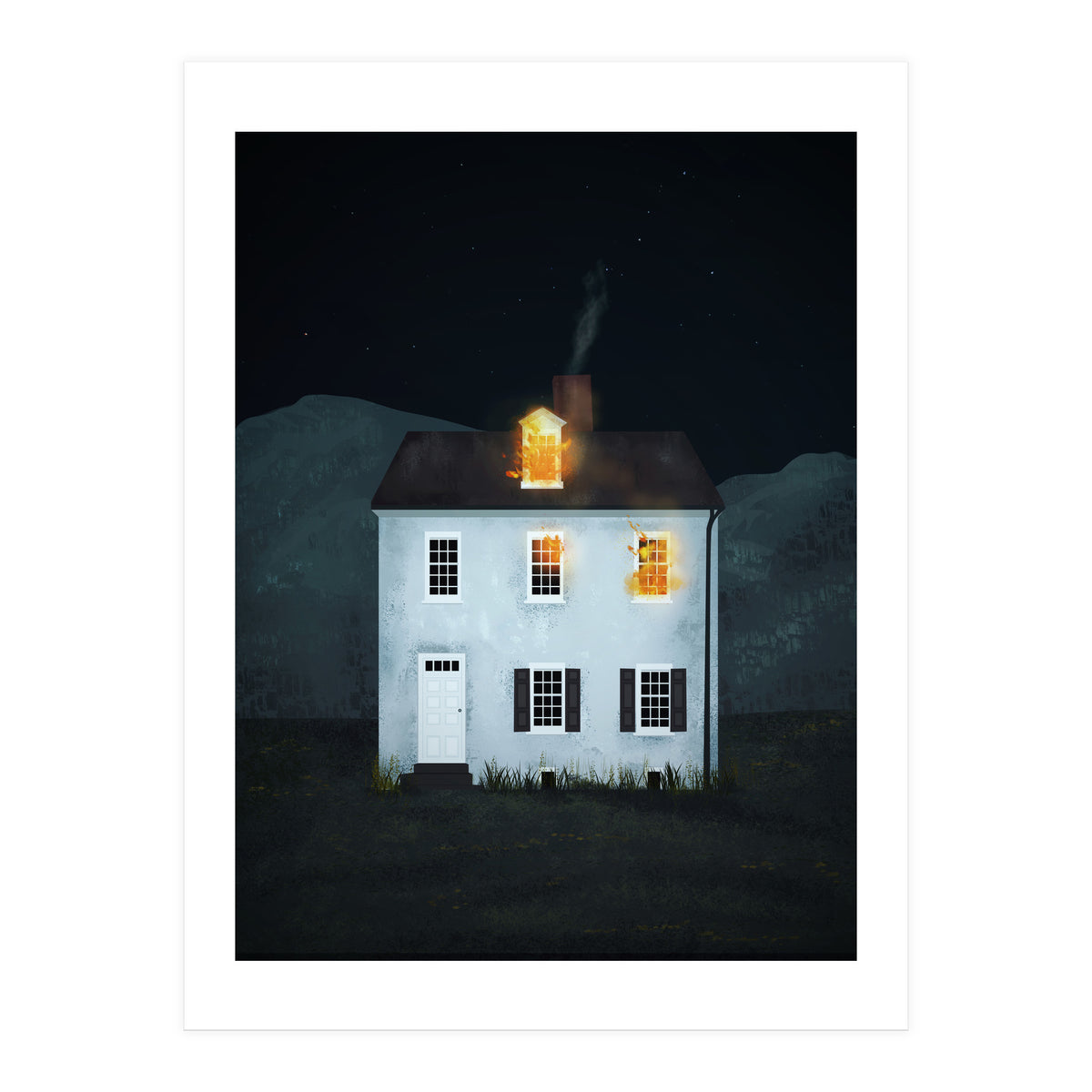 Burning House (Print Only)