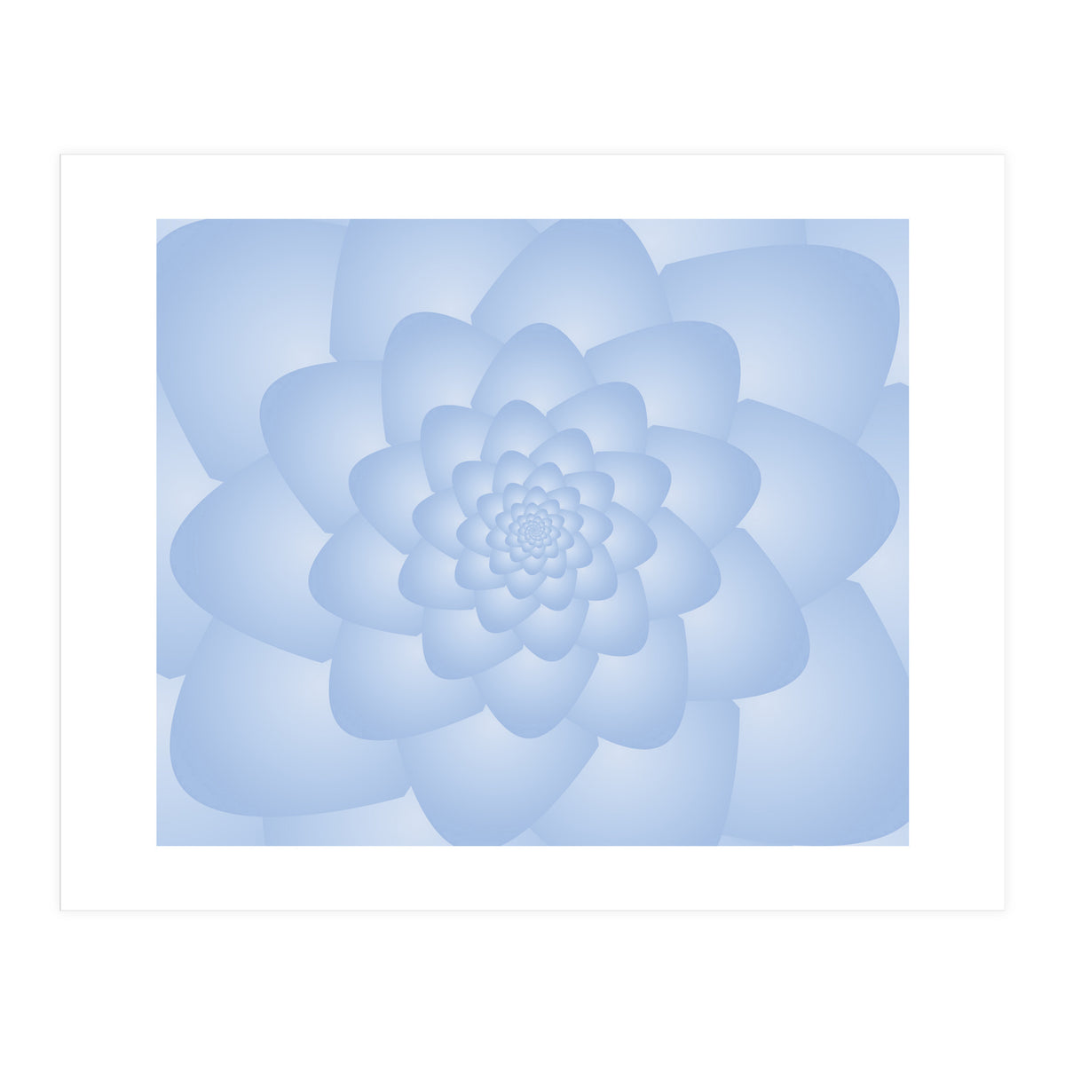 Pastel Colors Flower (Print Only)