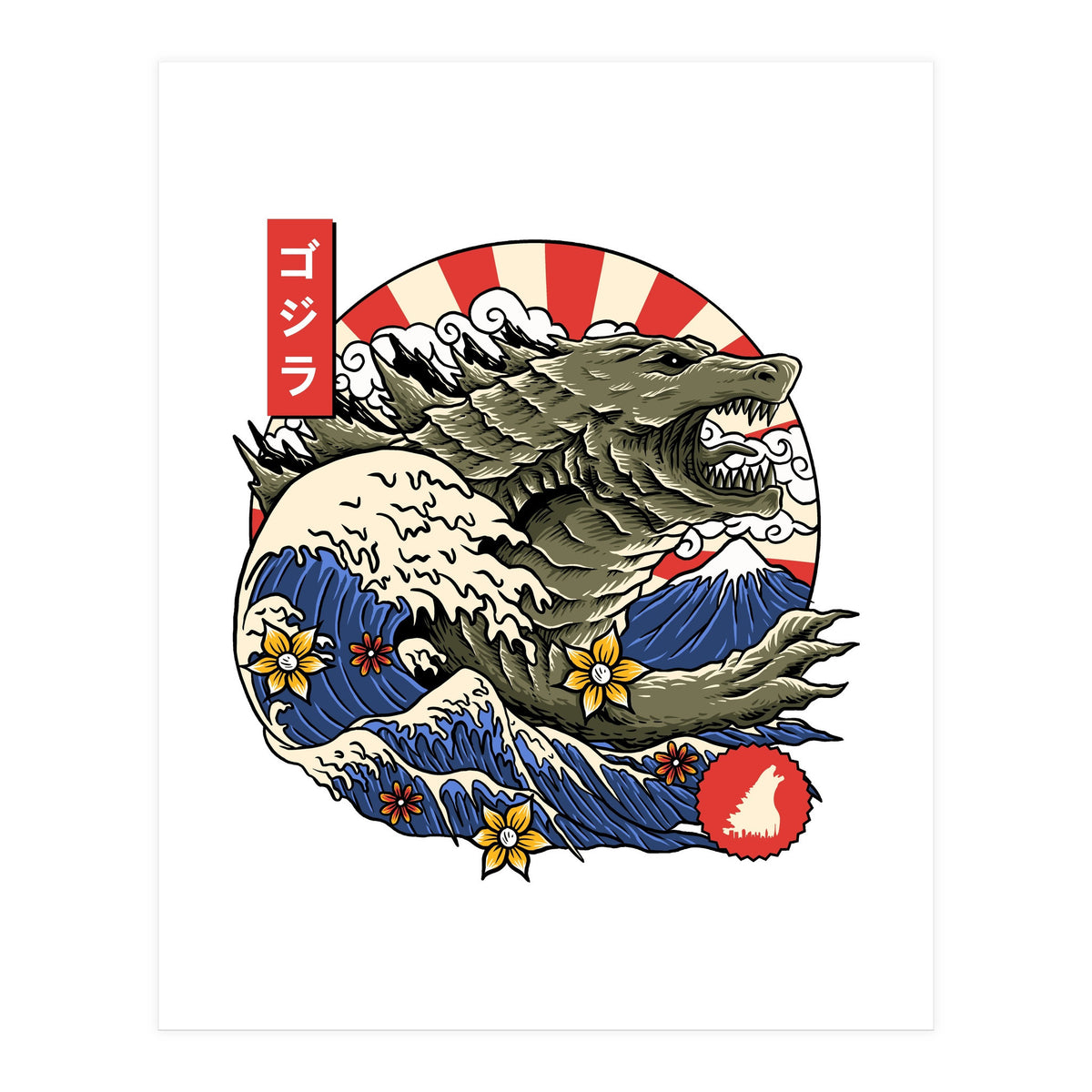 Kaiju Wave (Print Only)