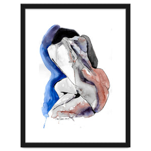 Untitled #2 - Nude with her back to the viewer by Marc A. Burns