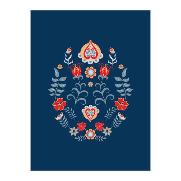Scandinavian Folk Art (Print Only)