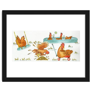 Bored Chickens by Georgina Talfana