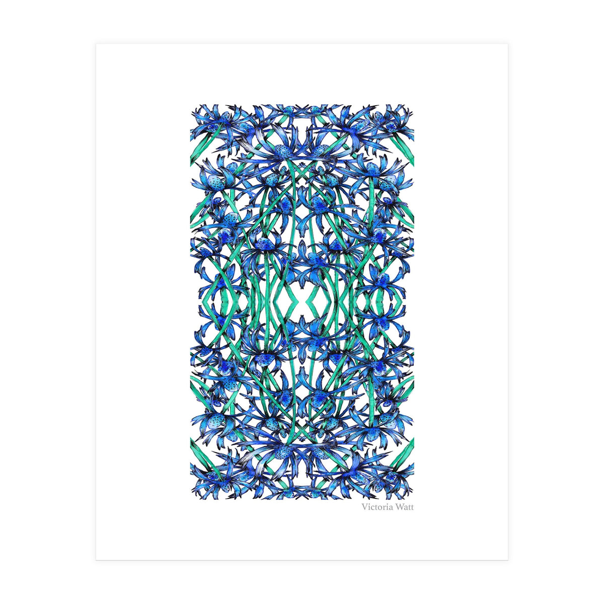 Blue Wildflowers (Print Only)
