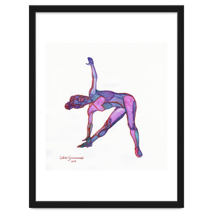 Trikonasana by Celeste Groenewald