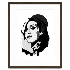 Amy Winehouse Close Up by Anna McKay