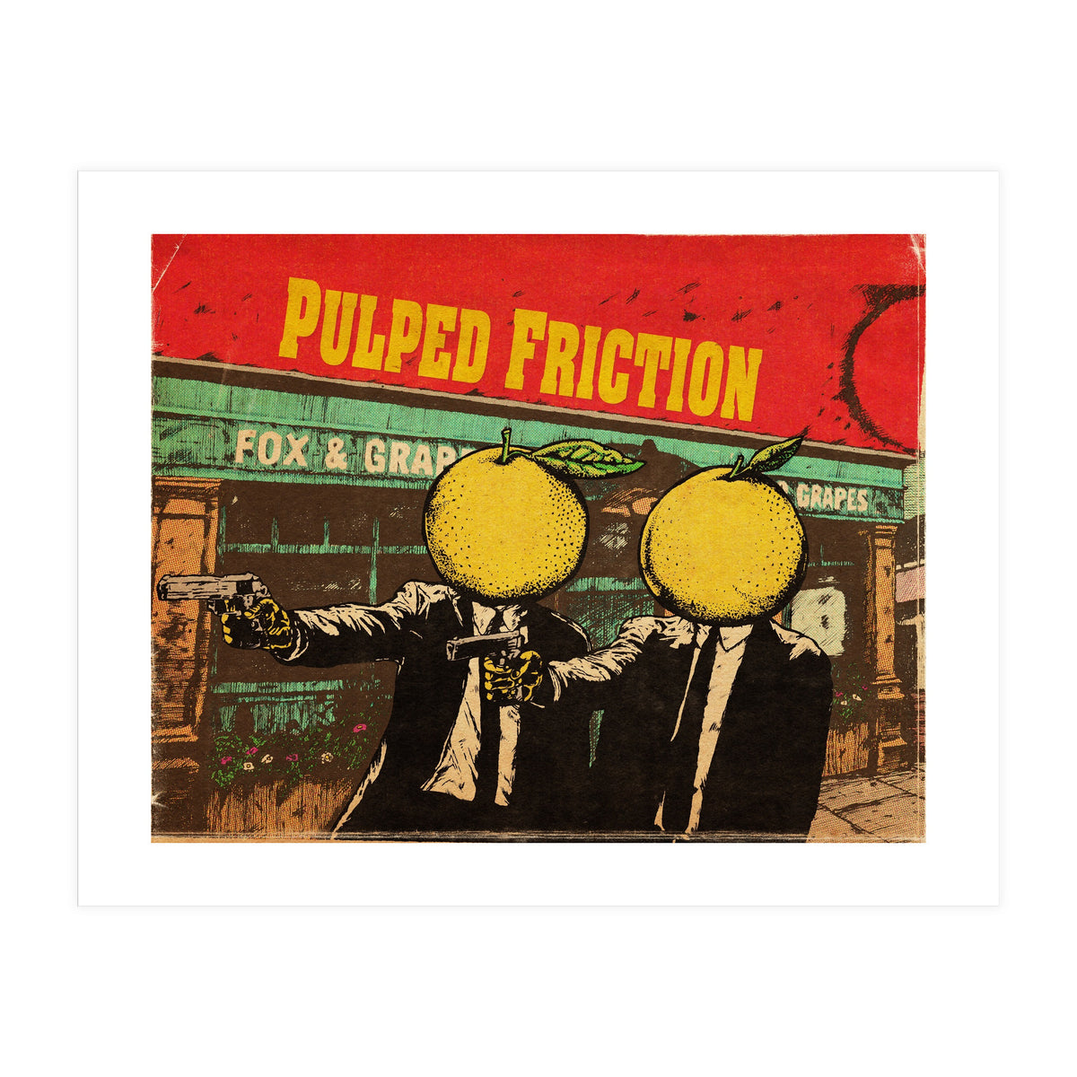 Pulped Friction - Grapefruit & Rosemary IPA 6.6% - Lost Industry x Fox & Grapes (Print Only)