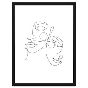 female couple face by Doriscici