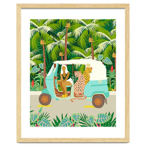 Rikshaw ride with Javan leopards in Bali | Tropical Nature Jungle Bohemian Wildlife Travel by 83 Oranges