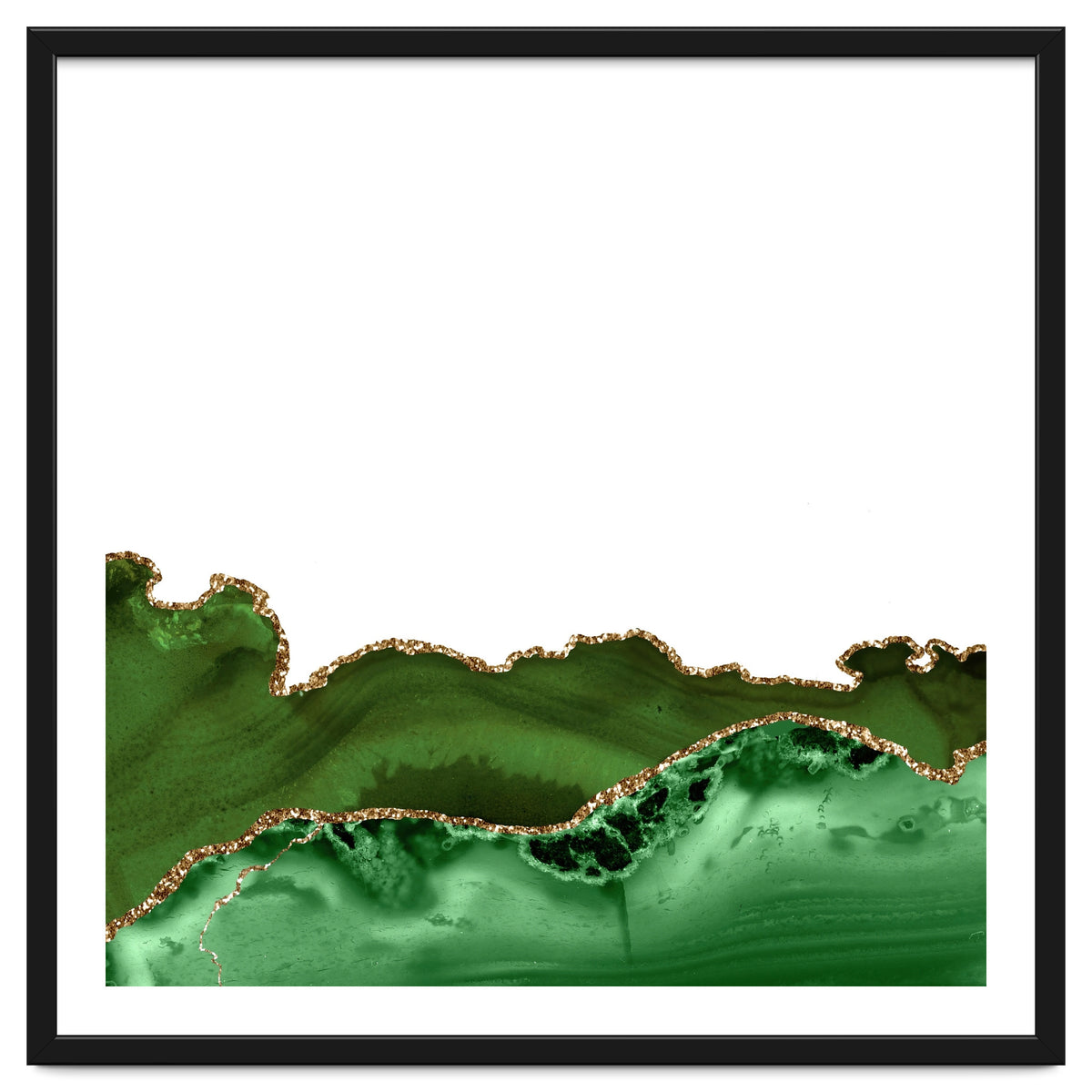 Green & Gold Agate Texture 30