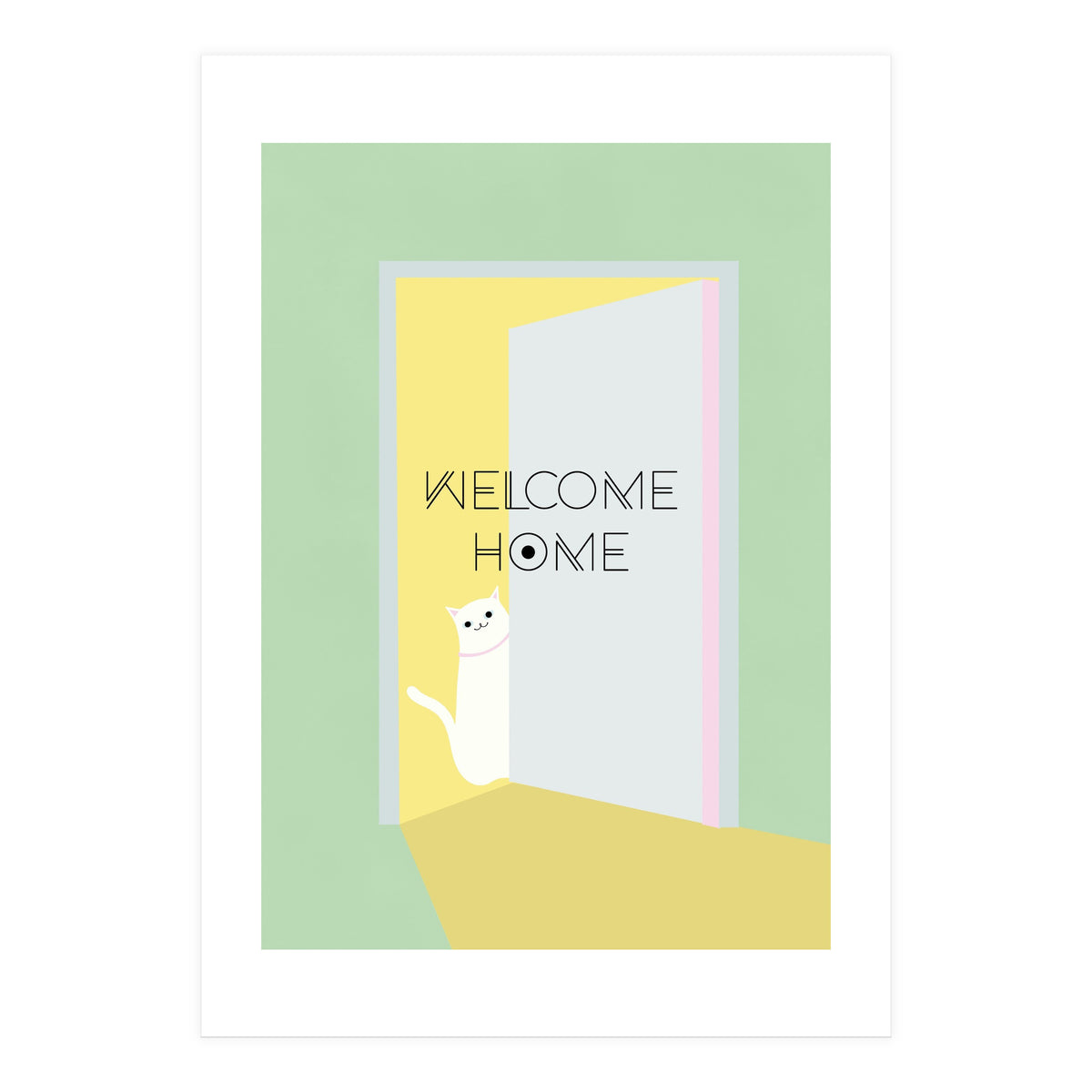 ‎WELCOME HOME - SWEET CAT (Print Only)