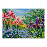Vibrant Spring Meadow Oil Painting (Print Only) thumbnail