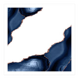 Navy & Rose Gold Agate Texture 30  (Print Only) thumbnail