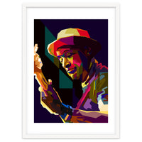 Marcus Miller Bass Jazz Musician Pop Art WPAP