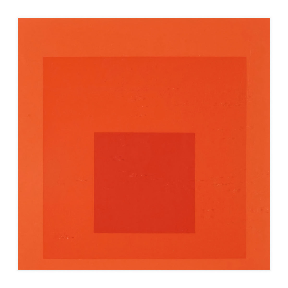 JOSEF ALBERS - HOMAGE TO THE SQUARE RED  (Print Only)