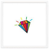 Rainbow colorful diamond thumbnail