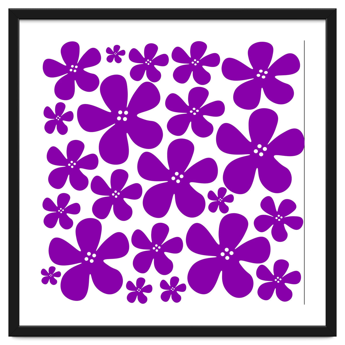 Purple Flowers Pattern