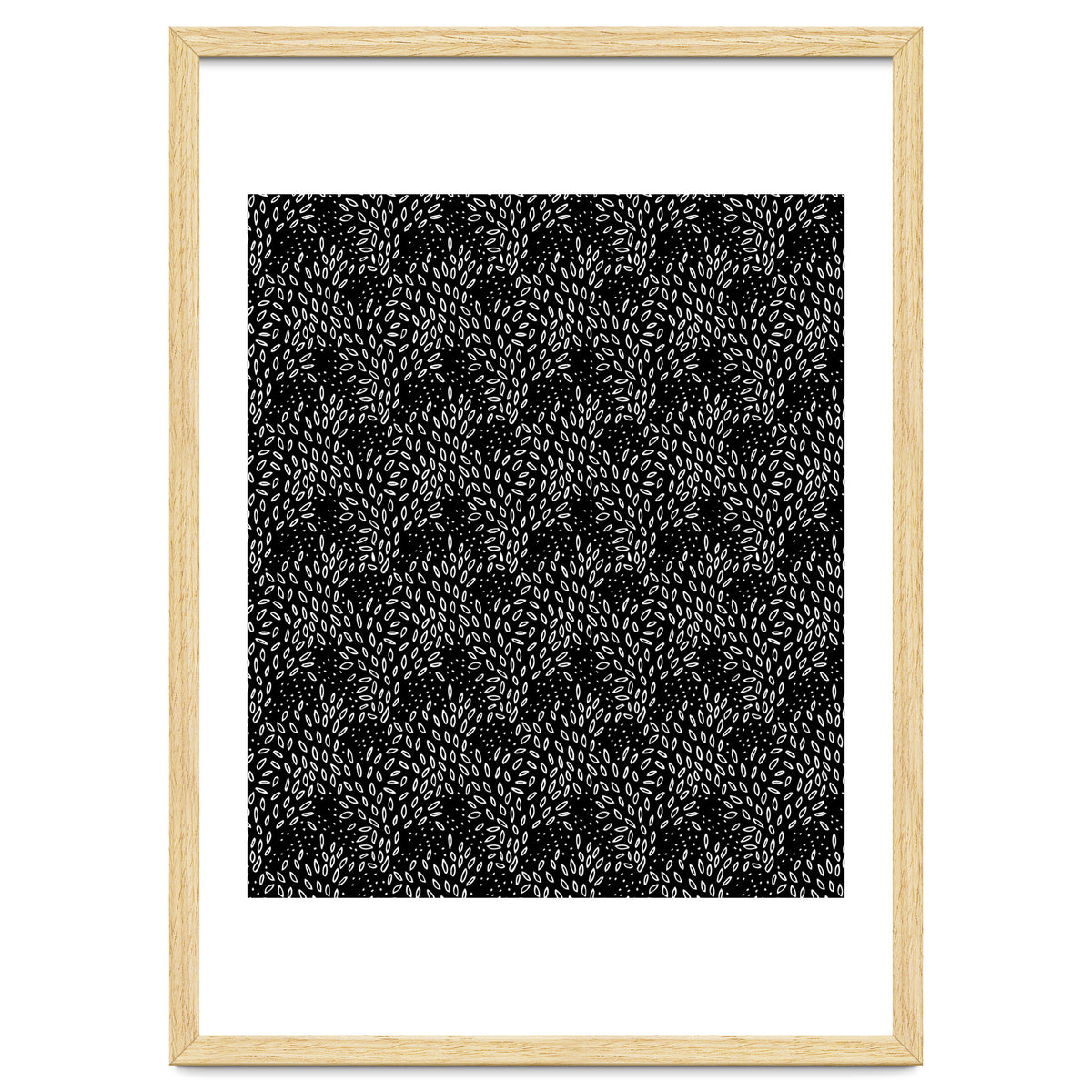 Black Floral Pattern