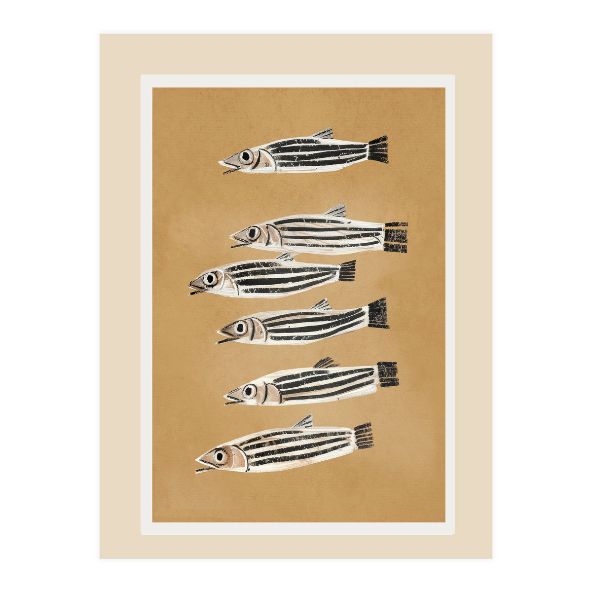 Minimal Fish Study (Print Only)