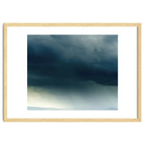 Storm Rain Clouds Watercolor Painting Blue Minimal Dark Sky Graphic thumbnail