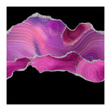 Magenta & Silver Agate Texture 04  (Print Only) thumbnail