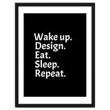 Wake Up Design Eat Sleep Repeat thumbnail