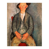 Amadeo Modigliani / 'The Young Farmer', 1918, Oil on canvas. (Print Only) thumbnail
