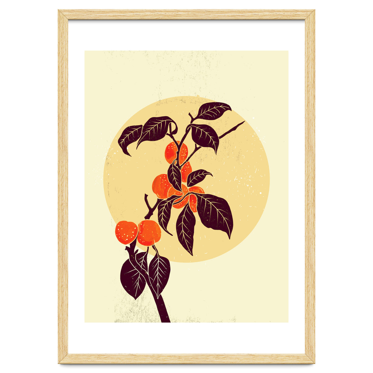 Peach Tree in the moonlight