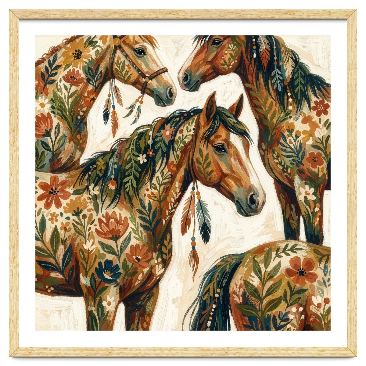 Rustic Horse Blossoms