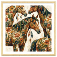 Rustic Horse Blossoms