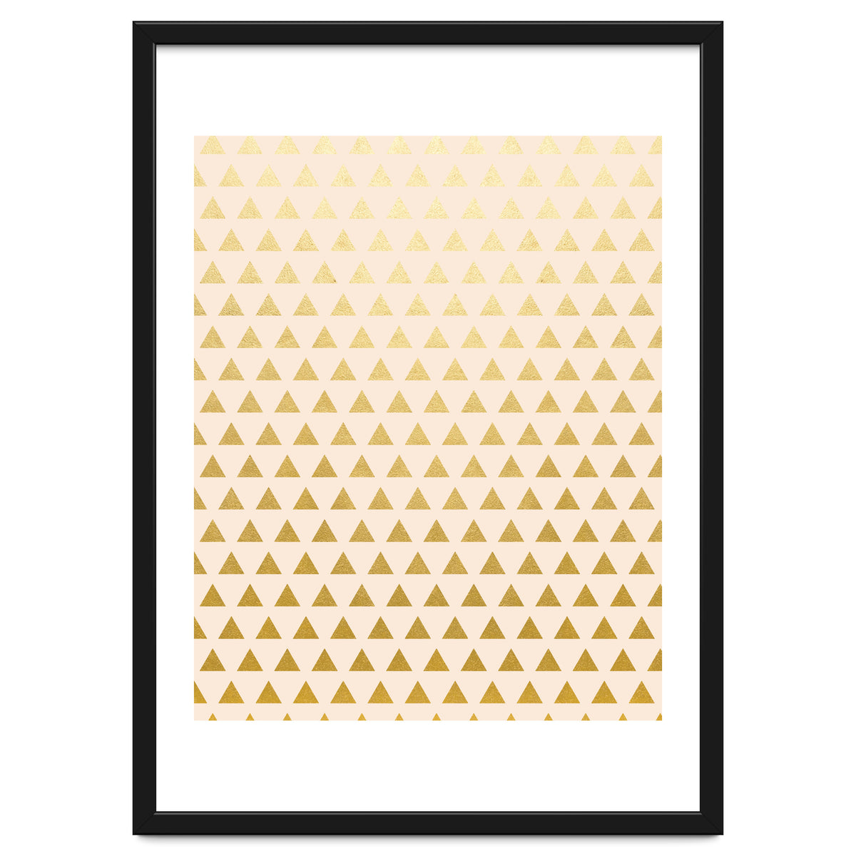 Blush + Gold Triangles #society6 #decor #buyart