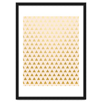 Blush + Gold Triangles #society6 #decor #buyart