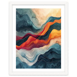 Abstract Flowing Mountain Landscape thumbnail