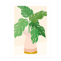 Fresh Morning Monstera Plant (Print Only)