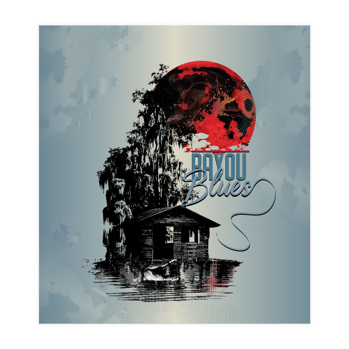 Bayou Blues Swamp (Print Only)