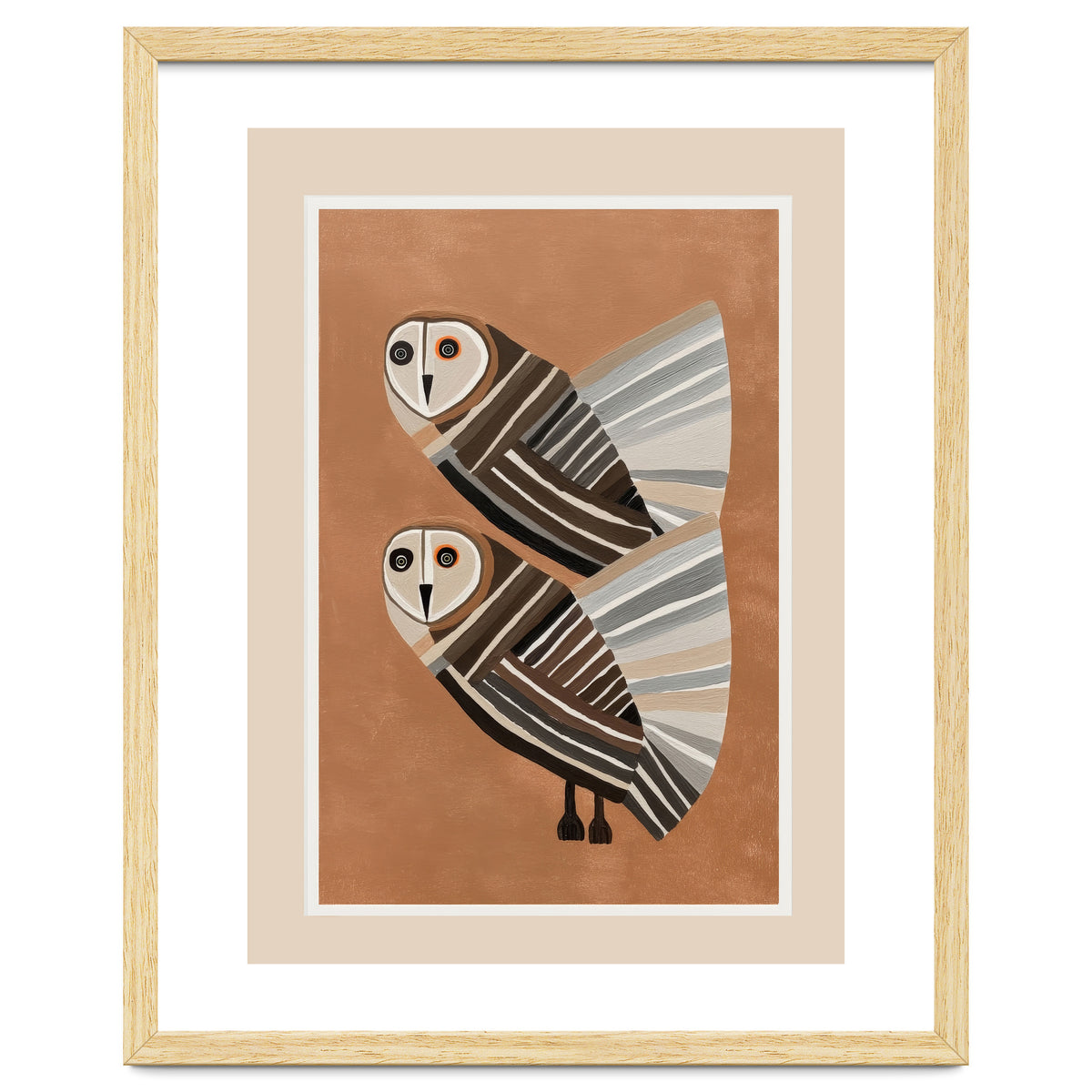 Striped Owl Pair