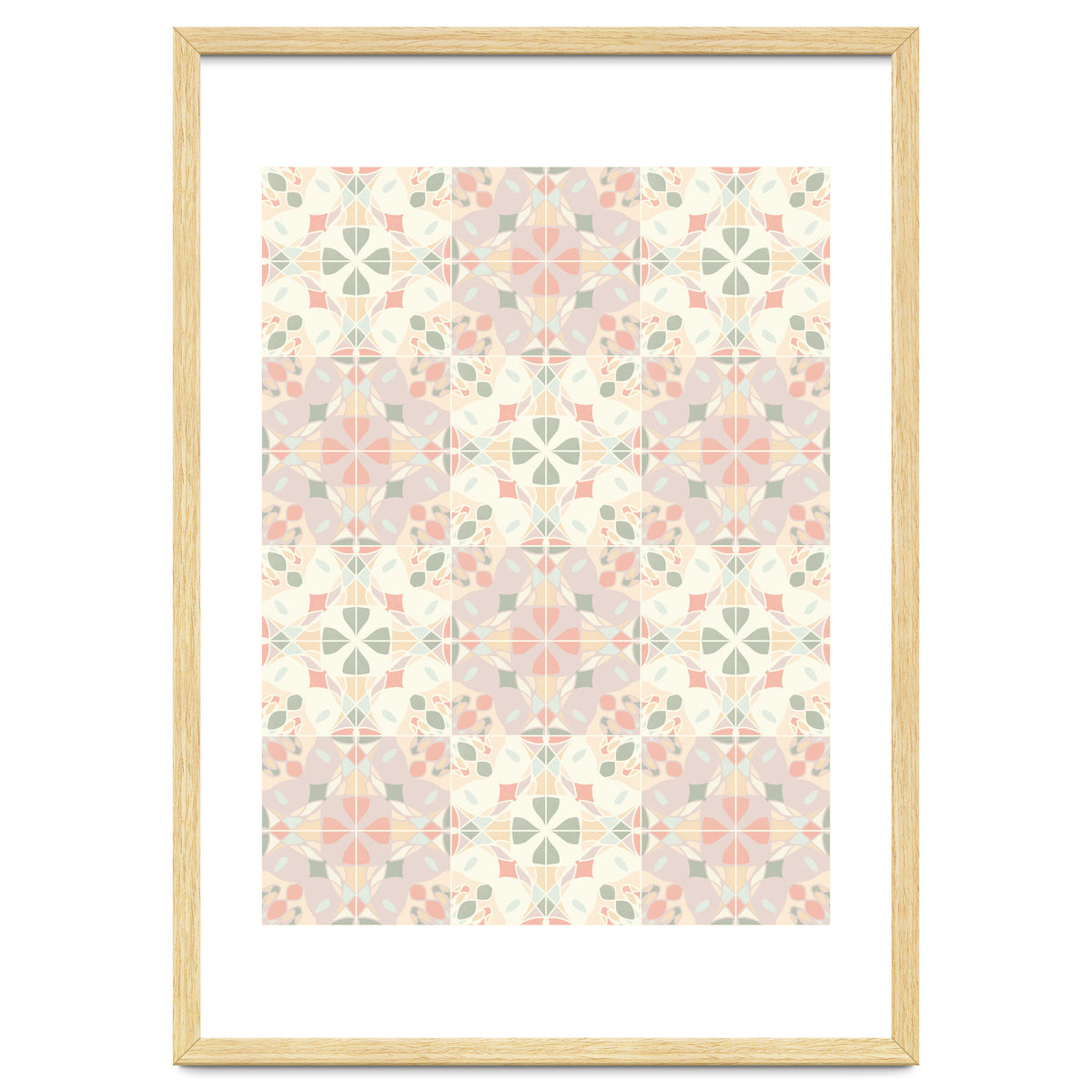 Stained Glass Pastels Tiles